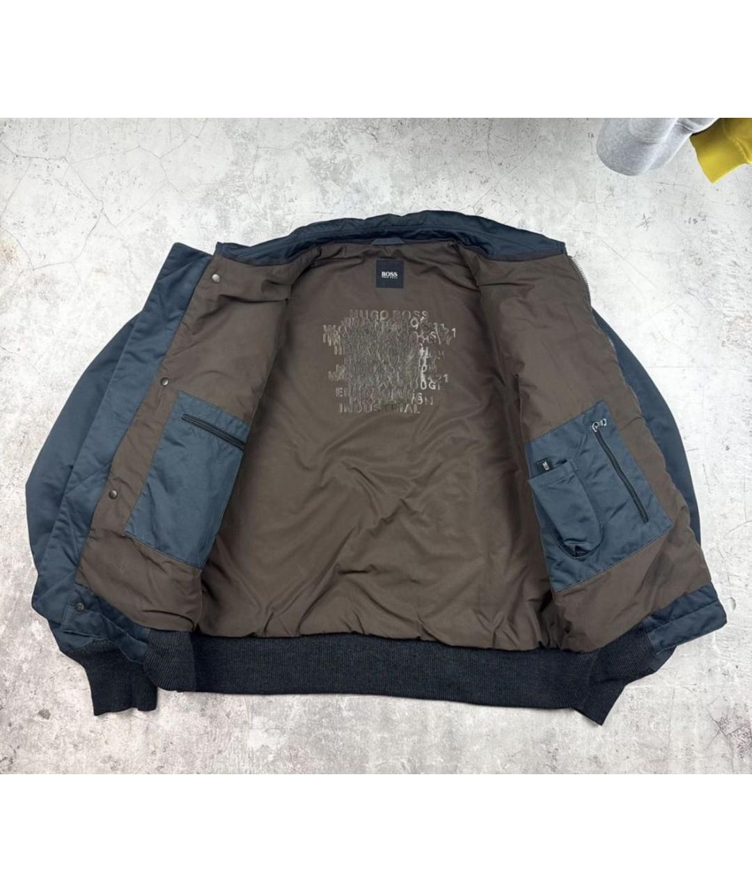 HUGO BOSS Синяя хлопковая куртка, фото 3
