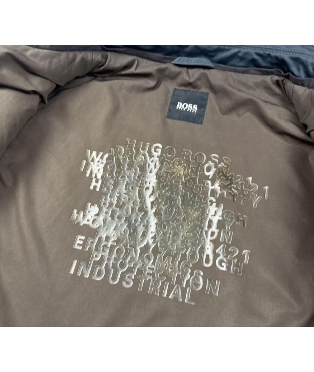 HUGO BOSS Синяя хлопковая куртка, фото 4