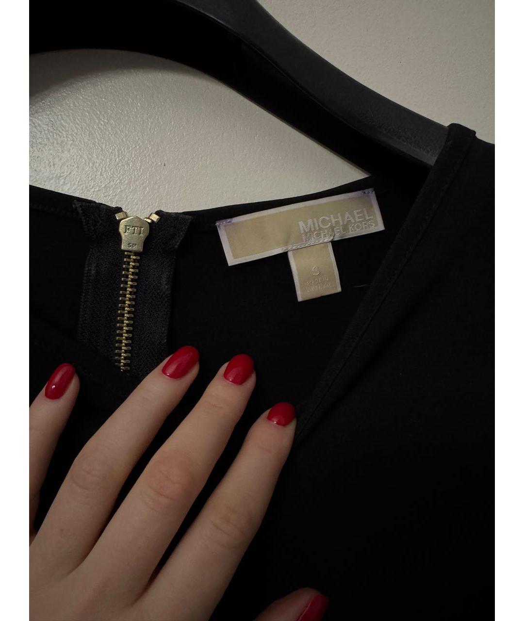 MICHAEL MICHAEL KORS Черное повседневное платье, фото 2