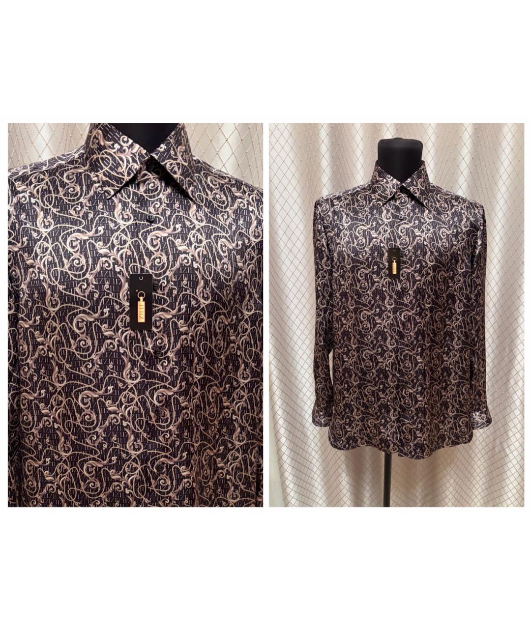 ZILLI Мульти шелковая кэжуал рубашка, фото 5