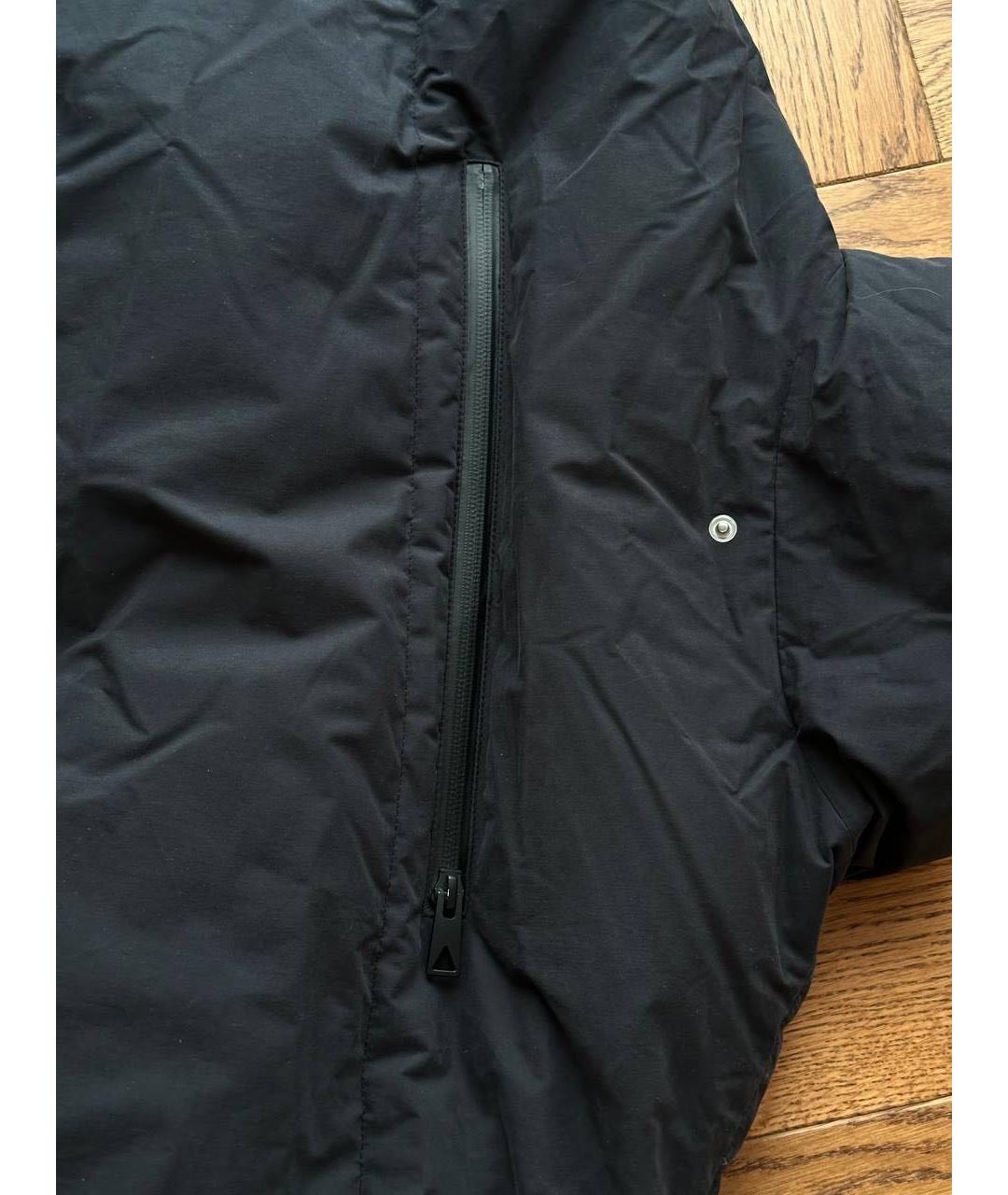 BOTTEGA VENETA Черный хлопковый пуховик, фото 3