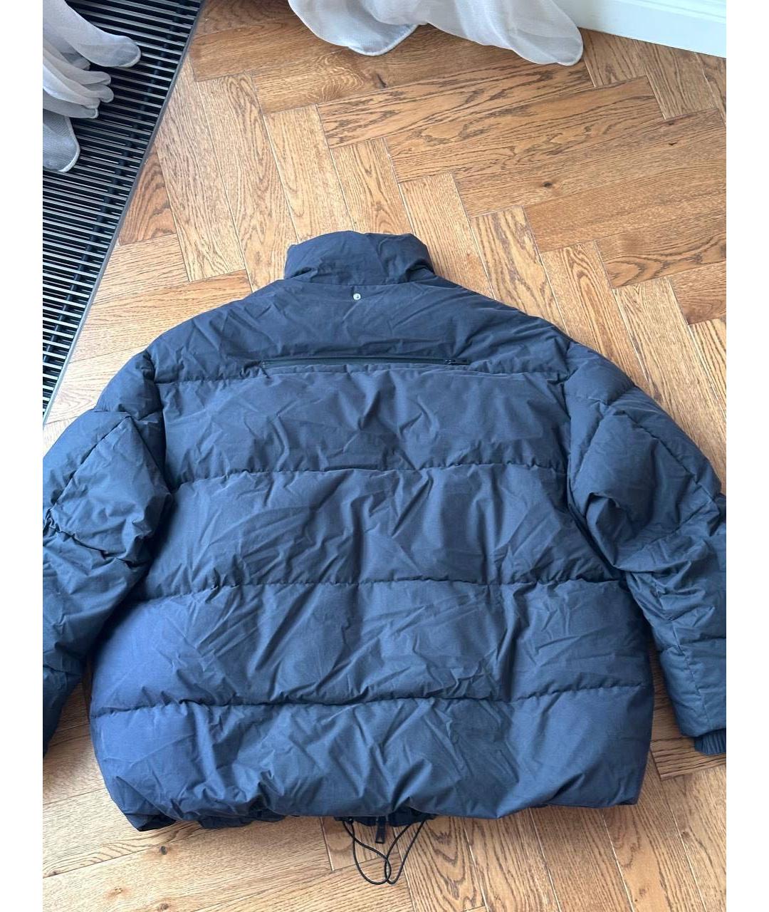 BOTTEGA VENETA Черный хлопковый пуховик, фото 2