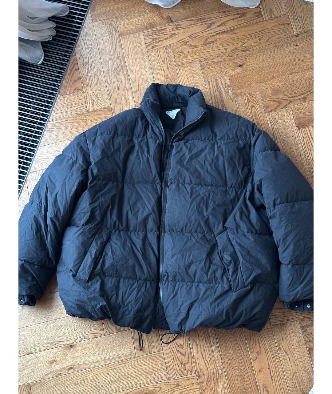 BOTTEGA VENETA Черный хлопковый пуховик, фото 6