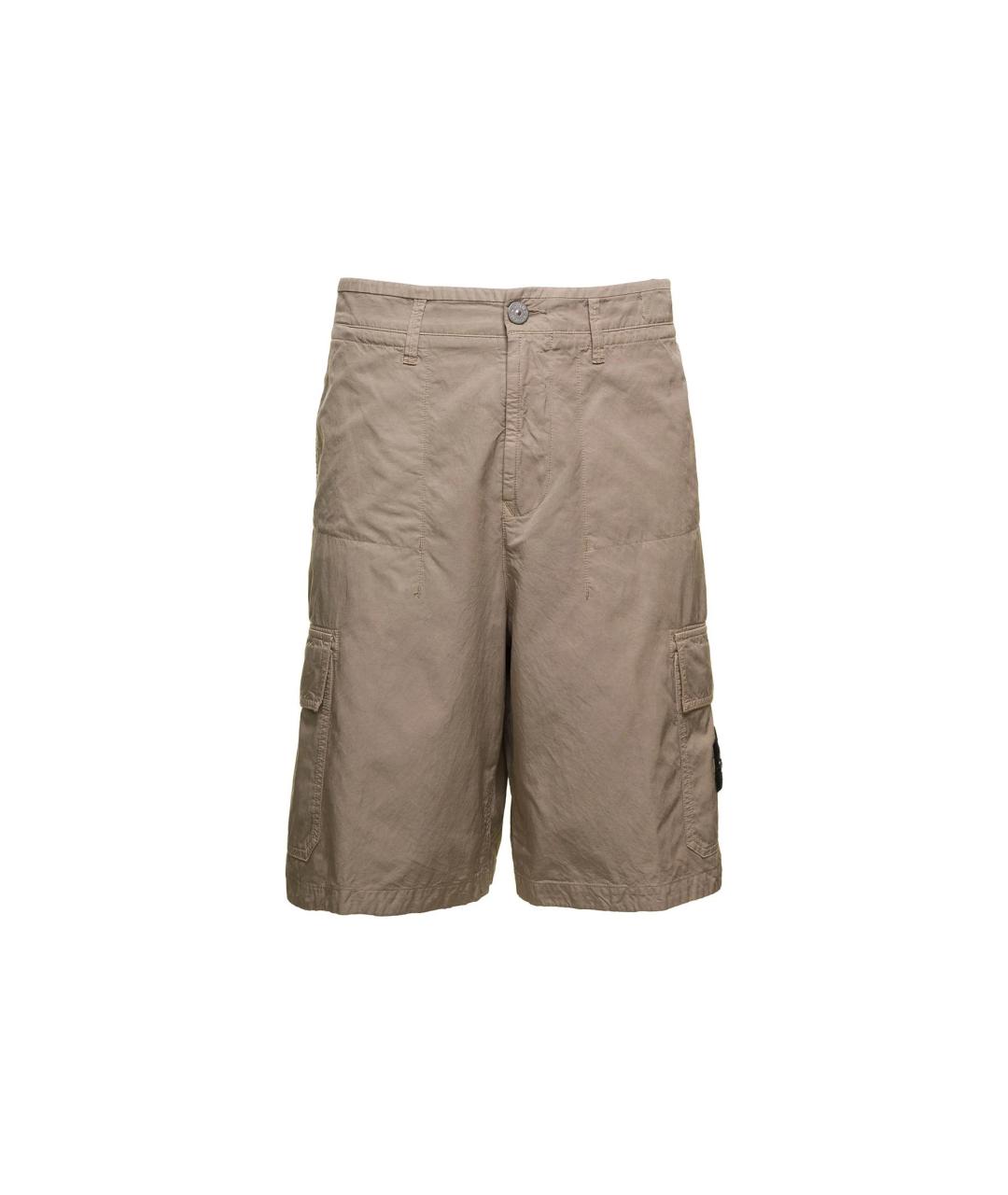 STONE ISLAND Коричневые шорты, фото 1