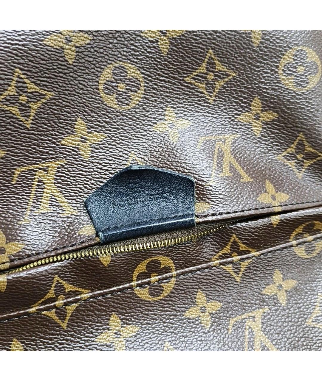 LOUIS VUITTON Коричневый кожаный рюкзак, фото 7