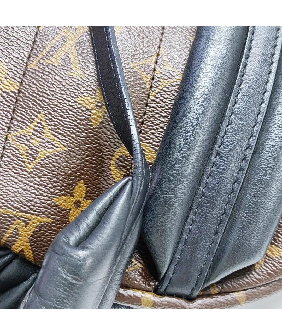 LOUIS VUITTON Коричневый кожаный рюкзак, фото 8