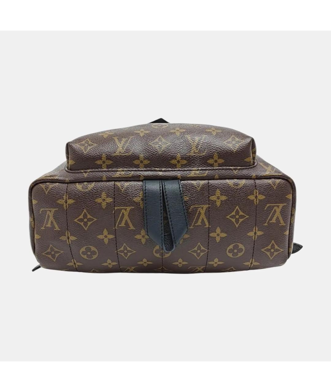 LOUIS VUITTON Коричневый кожаный рюкзак, фото 5