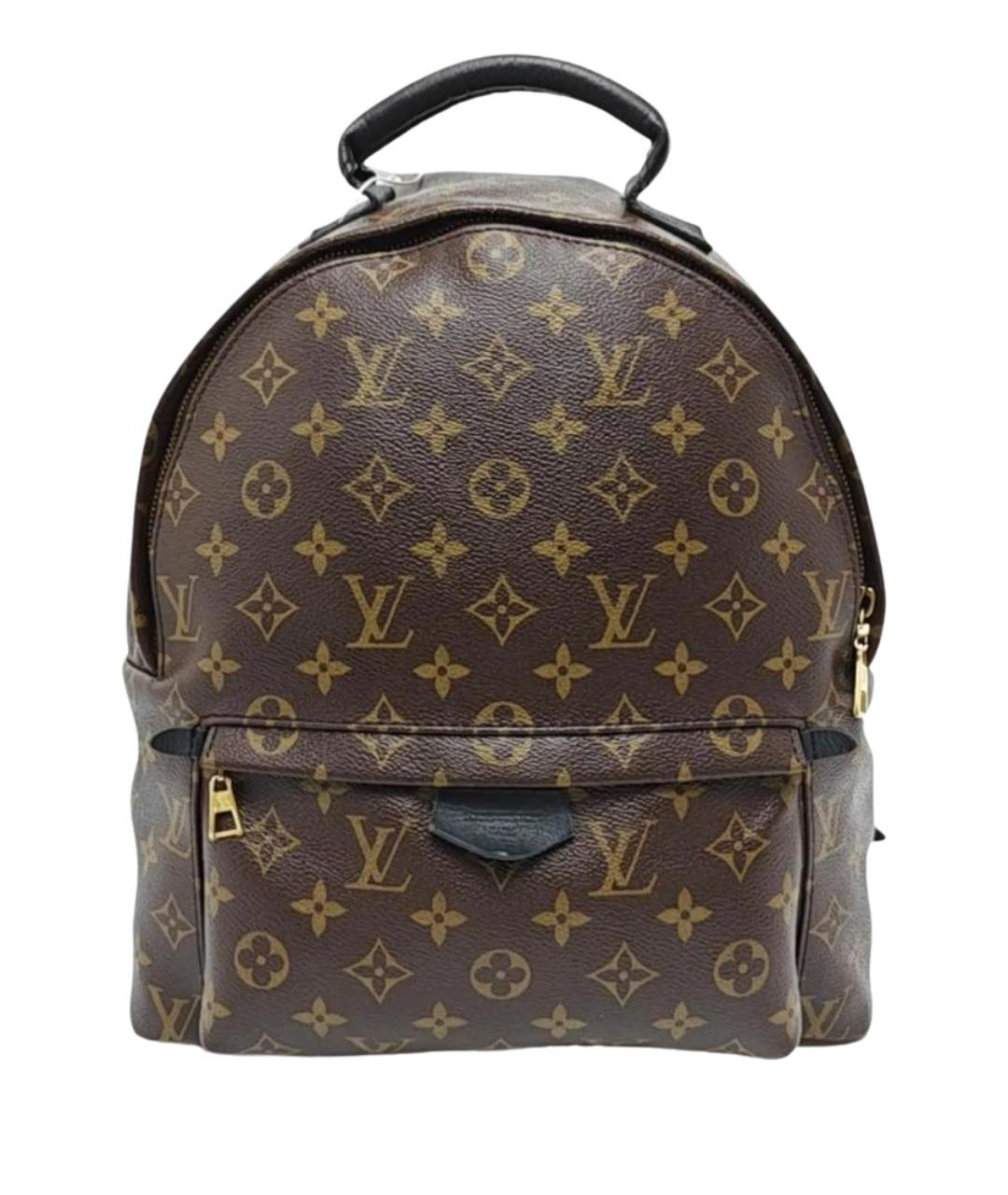 LOUIS VUITTON Коричневый кожаный рюкзак, фото 1
