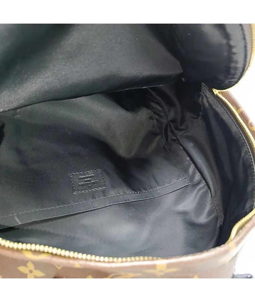 LOUIS VUITTON Коричневый кожаный рюкзак, фото 6