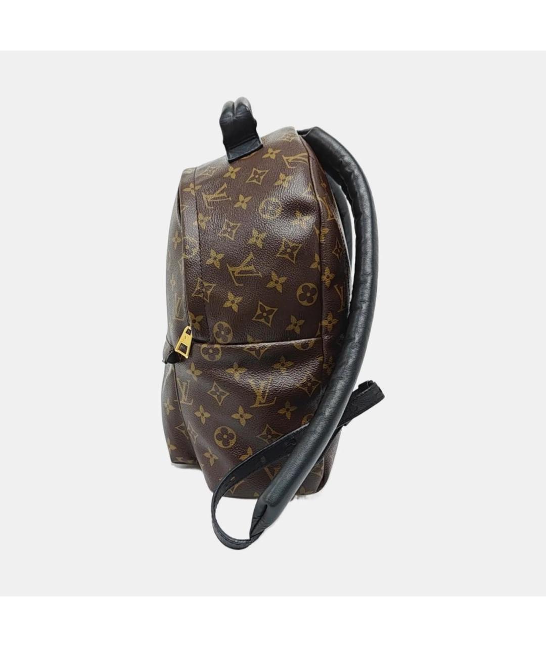 LOUIS VUITTON Коричневый кожаный рюкзак, фото 2