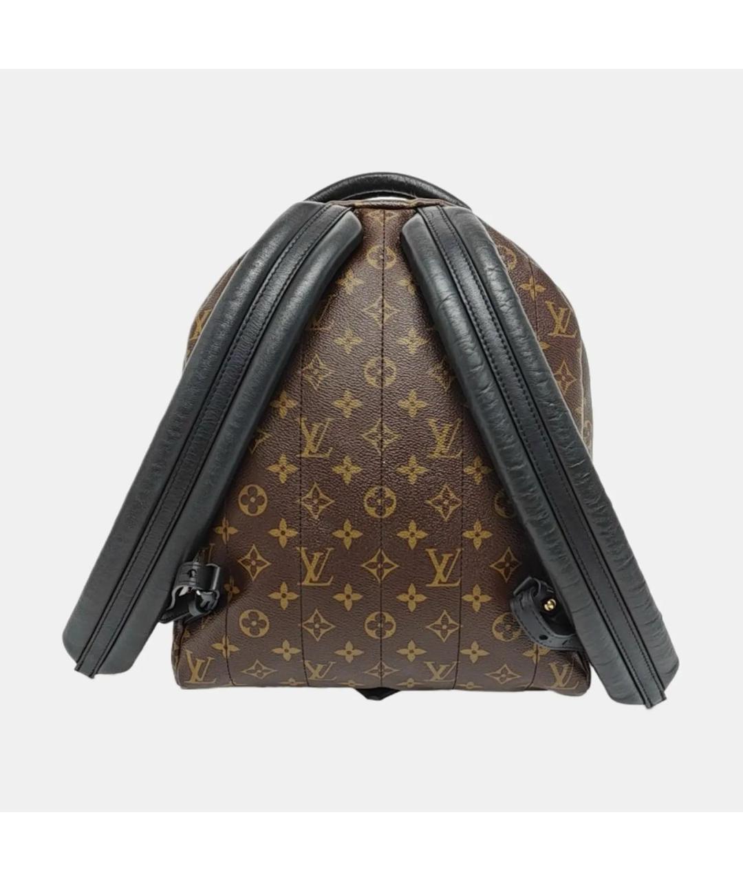 LOUIS VUITTON Коричневый кожаный рюкзак, фото 4