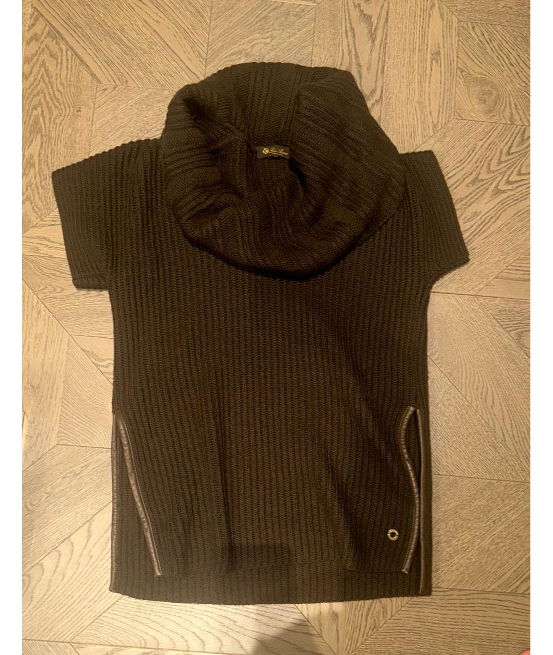 LORO PIANA Коричневый кашемировый джемпер / свитер, фото 4
