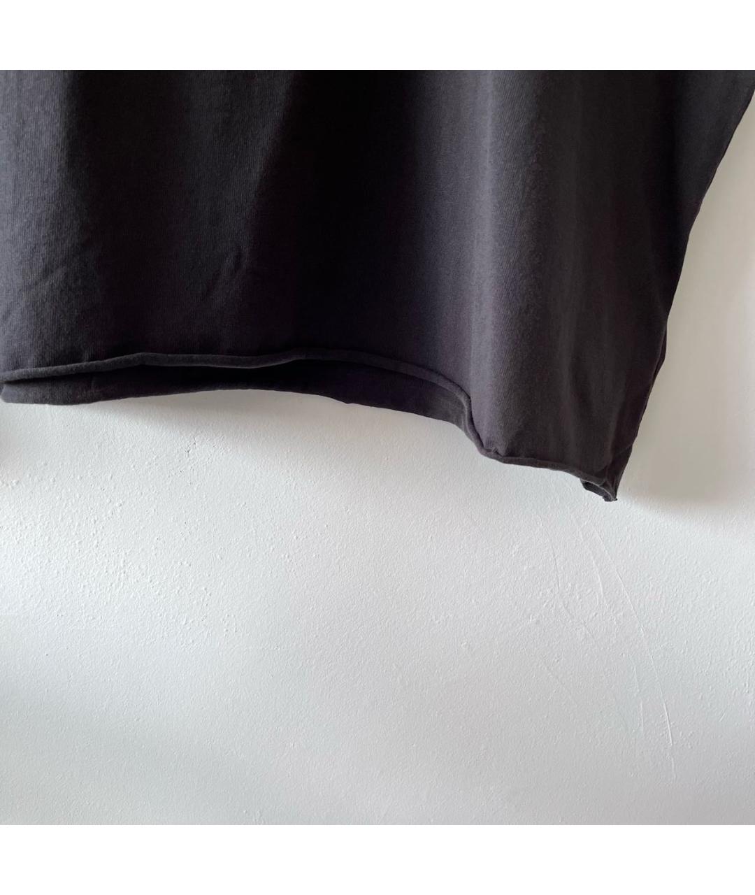 YEEZY Черная хлопковая майка, фото 4