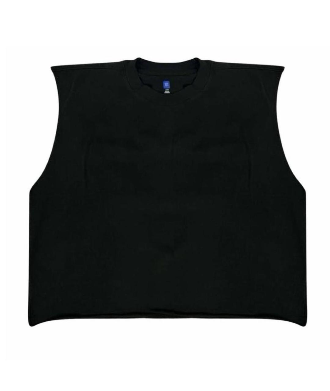 YEEZY Черная хлопковая майка, фото 6