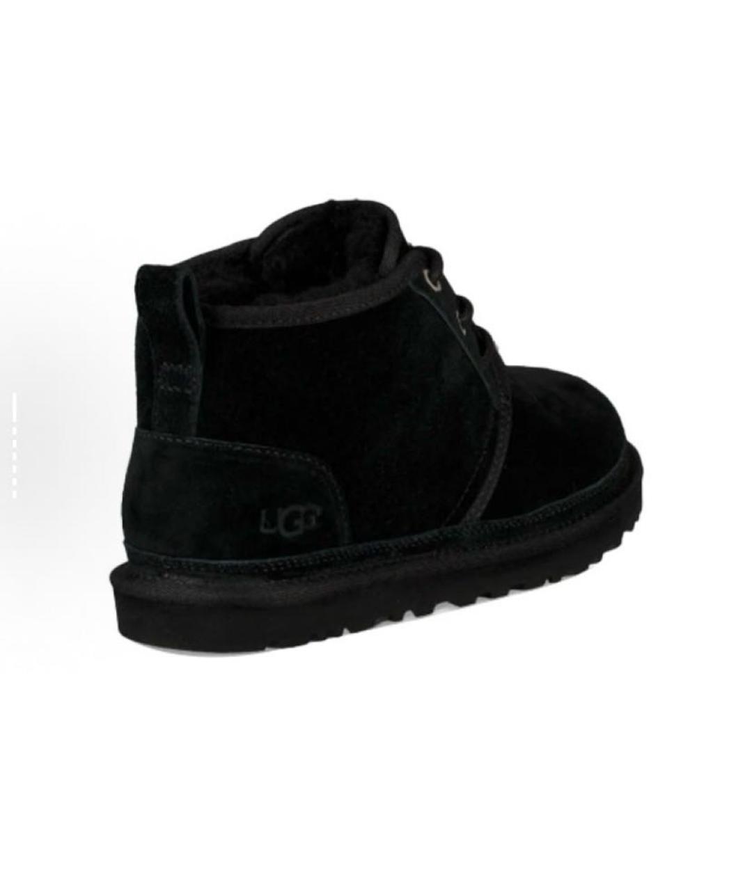 UGG AUSTRALIA Черные замшевые высокие ботинки, фото 4