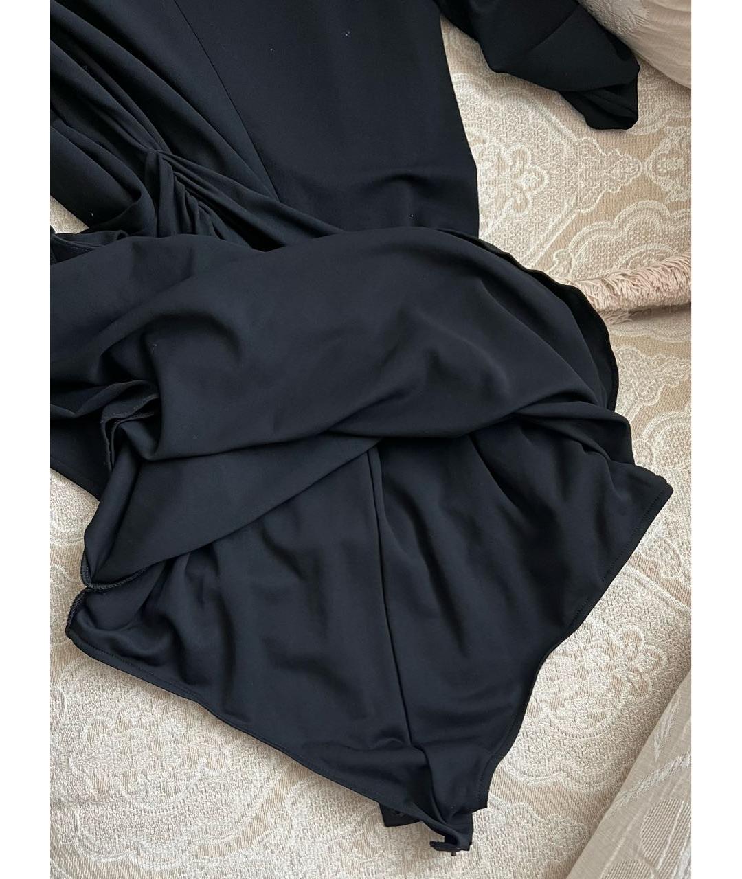 ALEXANDRE VAUTHIER Черное вискозное вечернее платье, фото 7