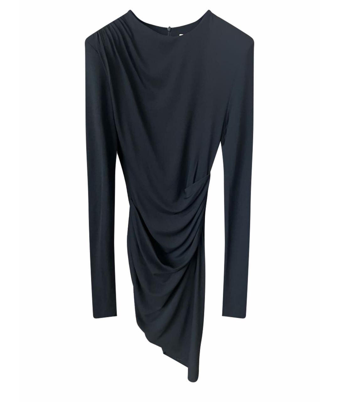 ALEXANDRE VAUTHIER Черное вискозное вечернее платье, фото 1