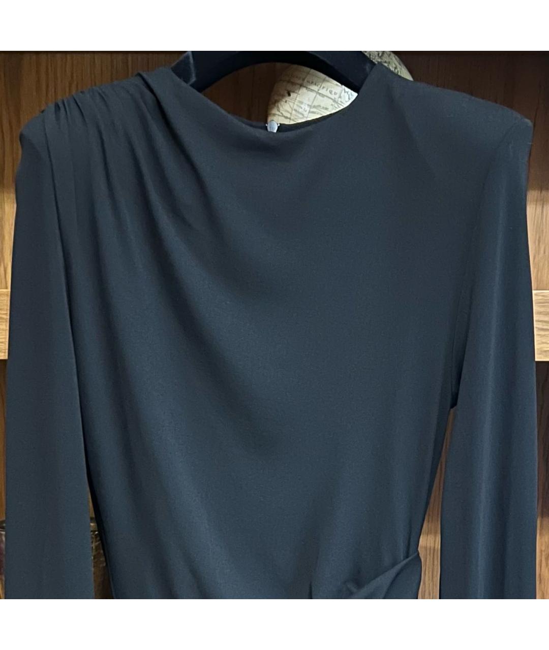 ALEXANDRE VAUTHIER Черное вискозное вечернее платье, фото 4