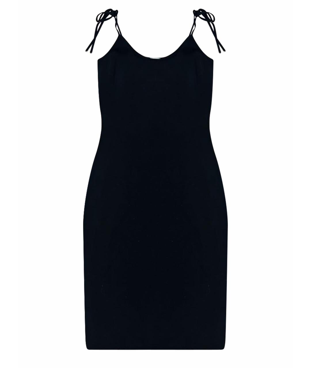 T BY ALEXANDER WANG Черное вискозное платье, фото 1