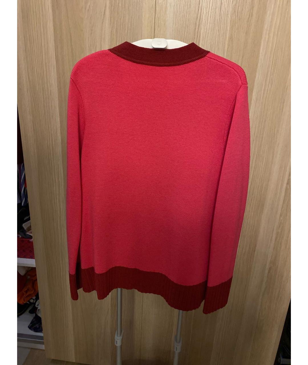 Tara Jarmon Розовый шерстяной кардиган, фото 2