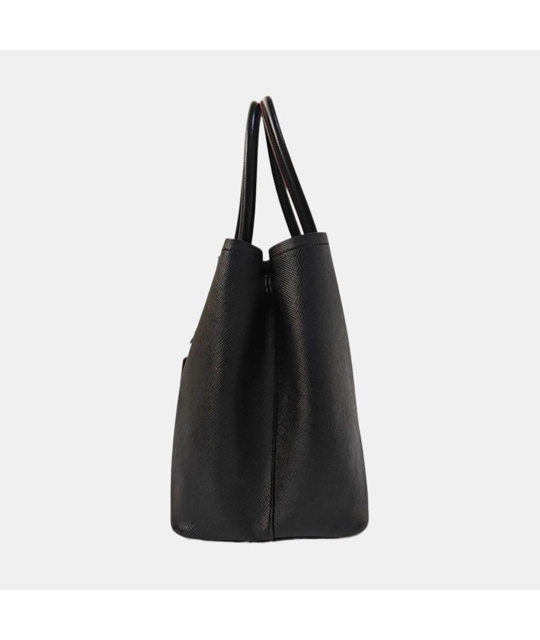 PRADA Черная кожаная сумка тоут, фото 2