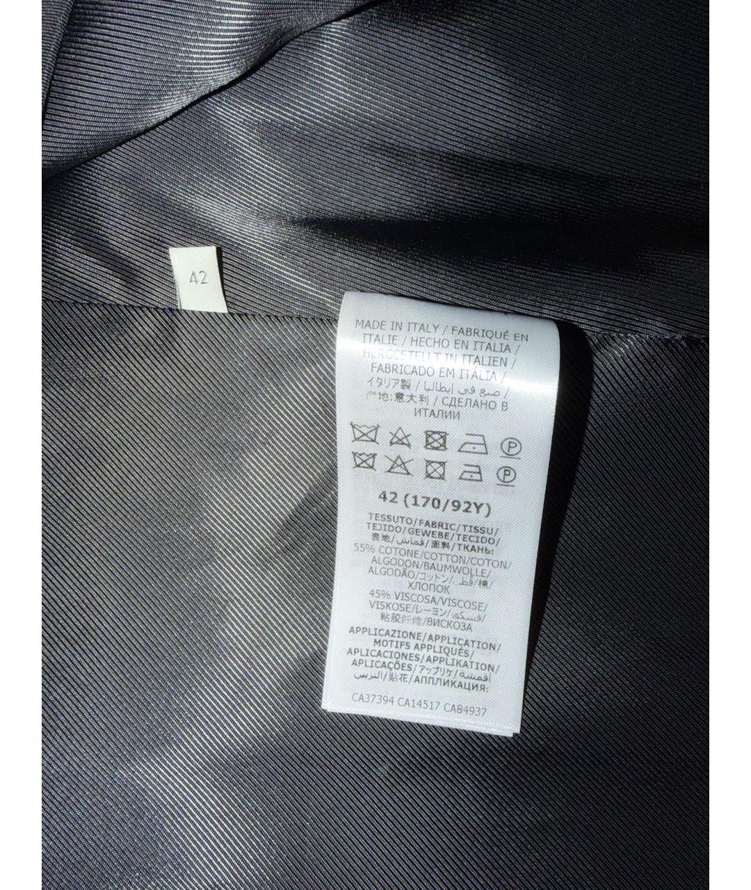 GUCCI Черный хлопковый тренч/плащ, фото 4