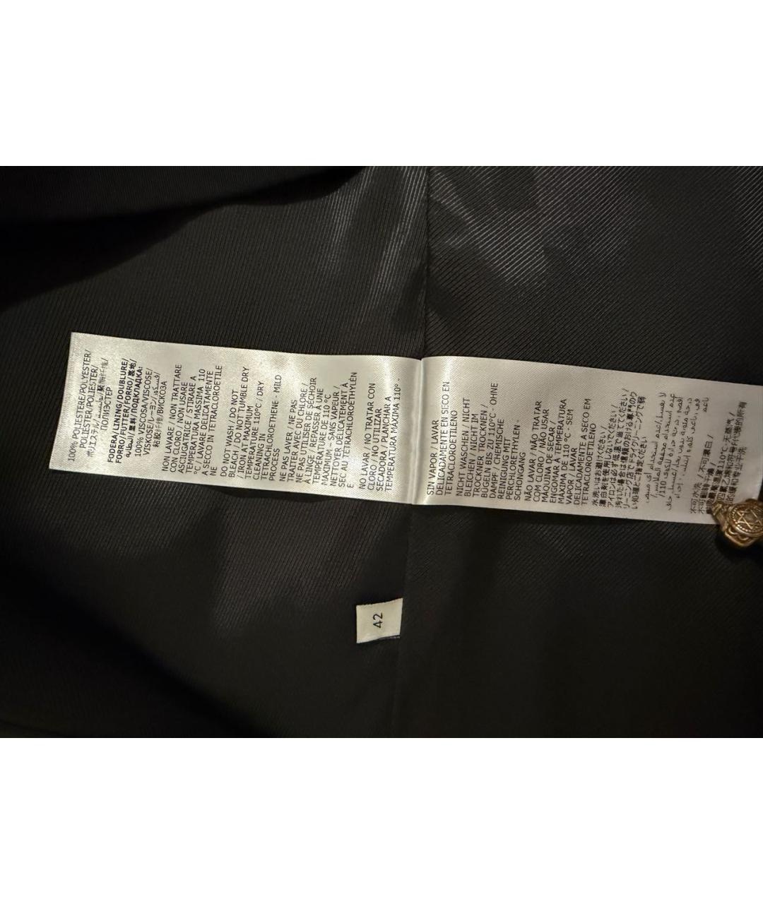 GUCCI Черный хлопковый тренч/плащ, фото 5