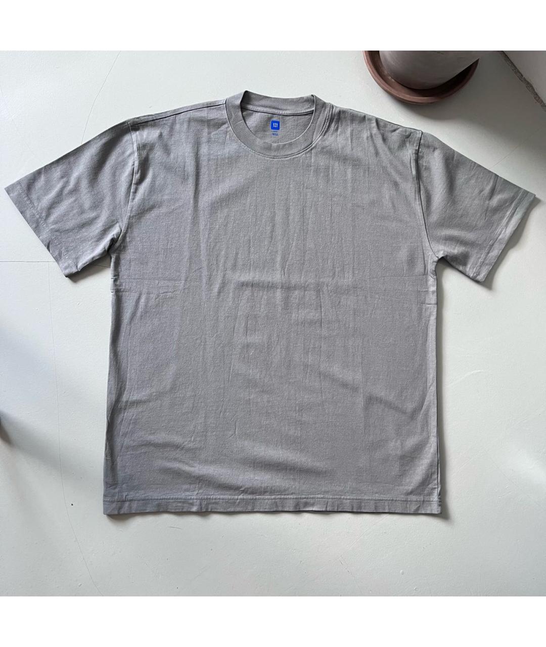 YEEZY Серая хлопковая футболка, фото 5