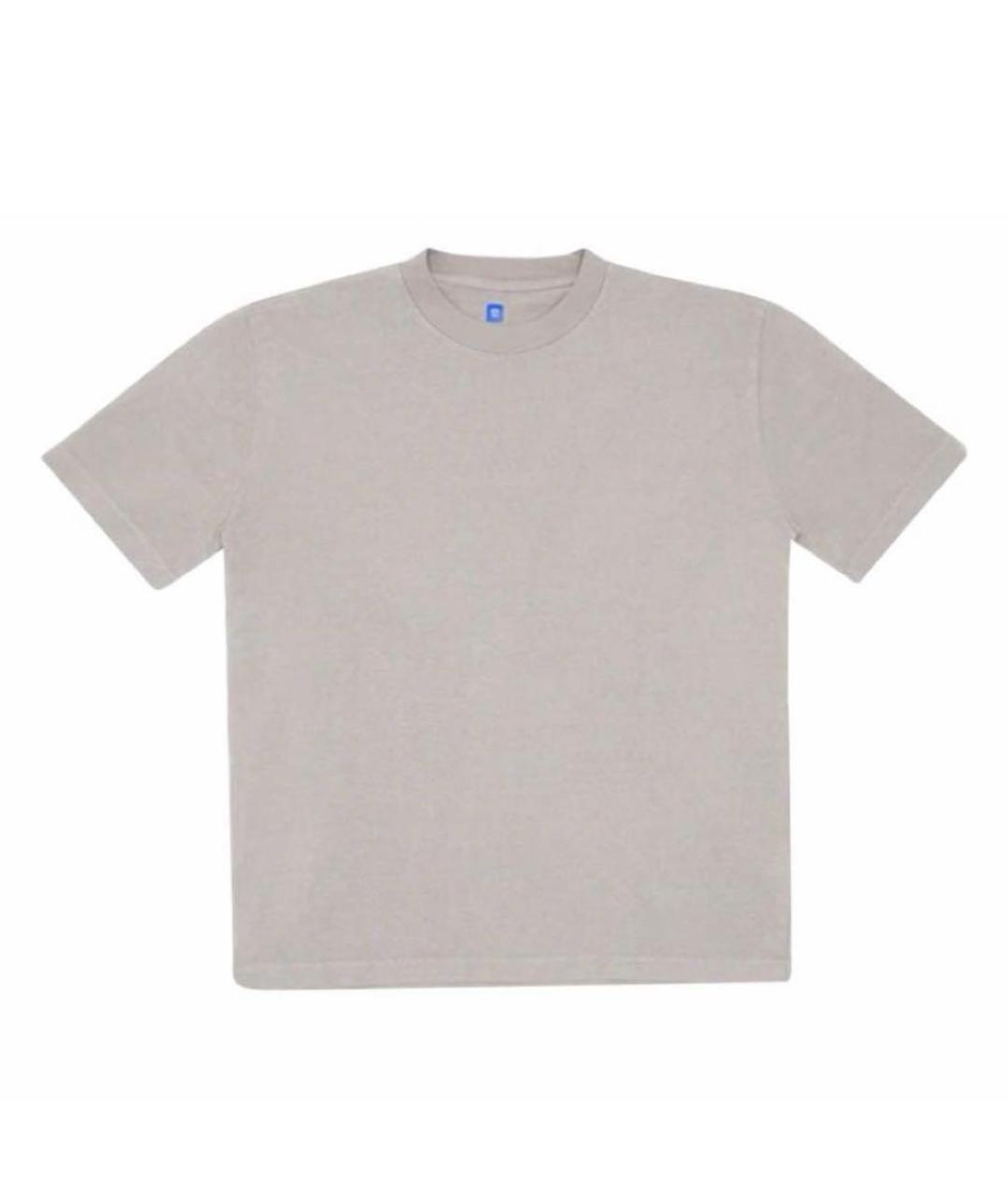 YEEZY Серая хлопковая футболка, фото 8