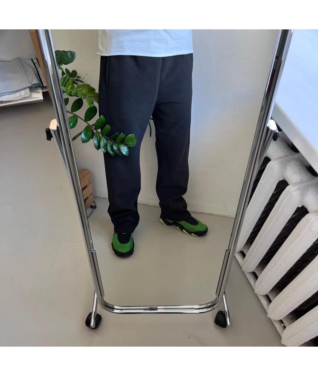 YEEZY Черные хлопковые повседневные брюки, фото 7