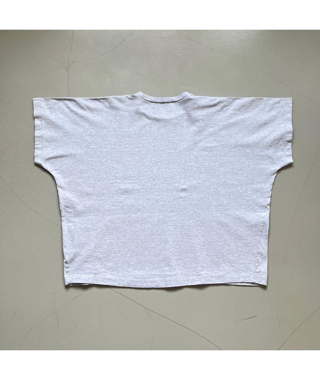YEEZY Серая хлопковая футболка, фото 6