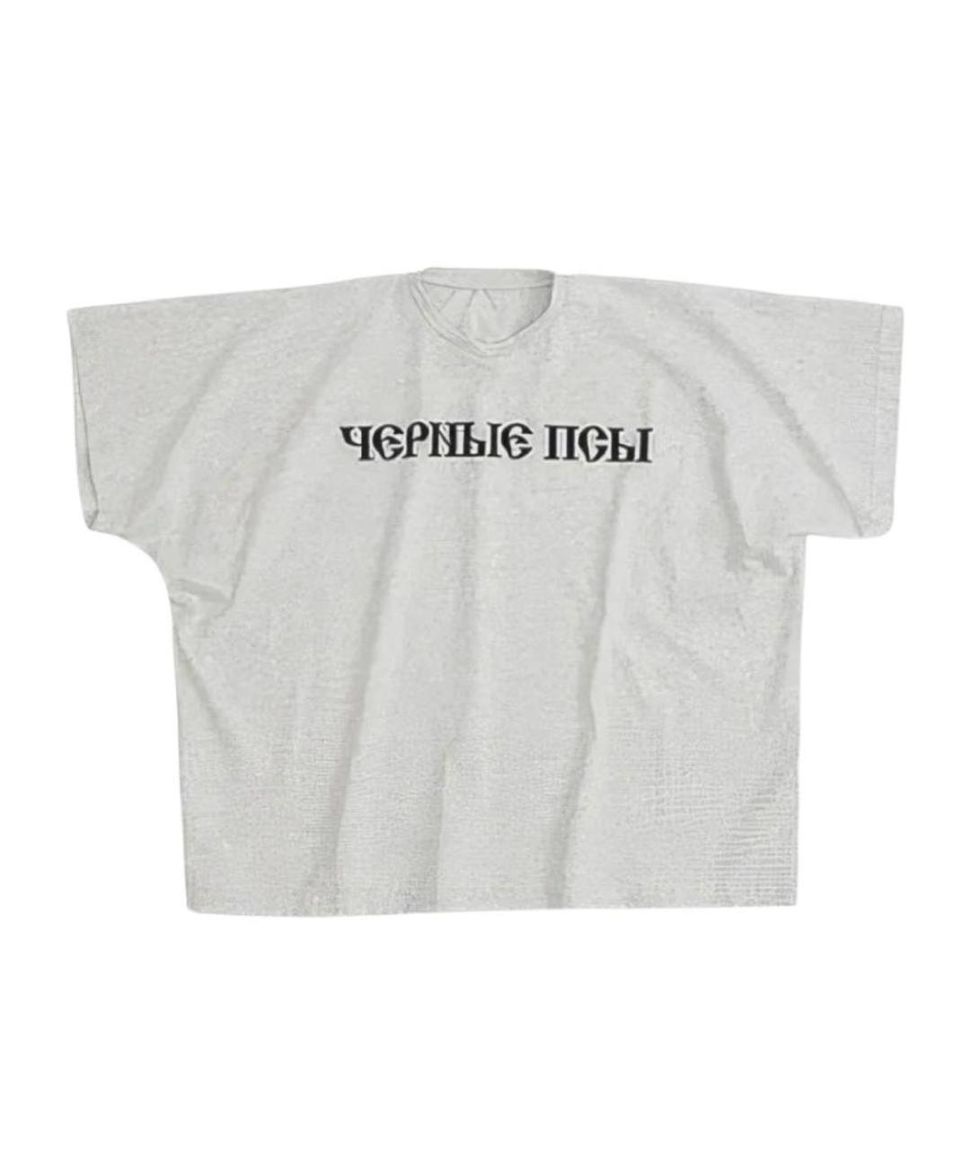 YEEZY Серая хлопковая футболка, фото 8