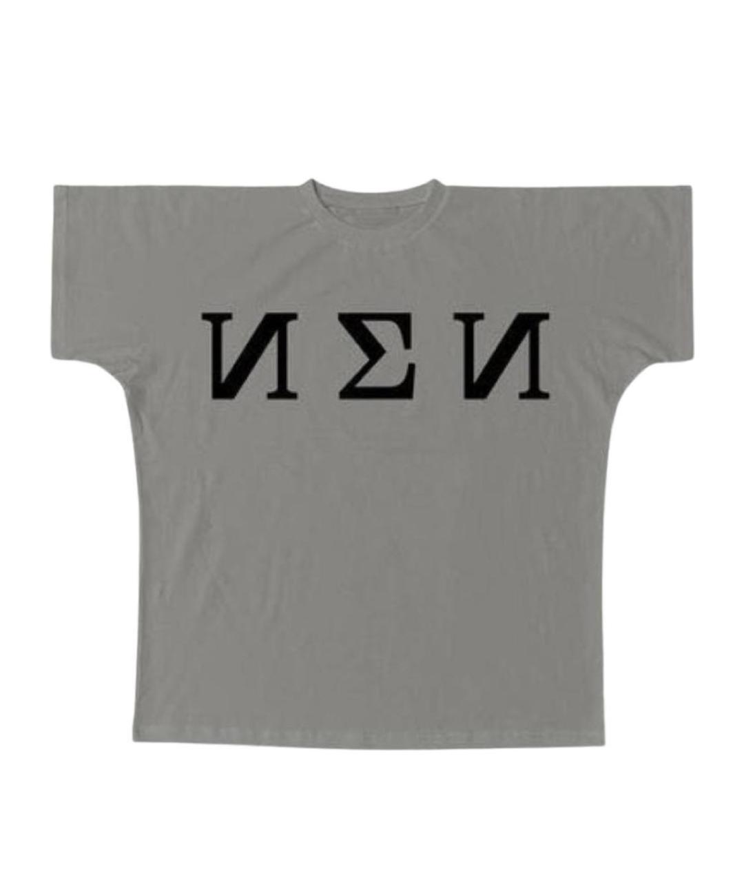 YEEZY Серая хлопковая футболка, фото 8