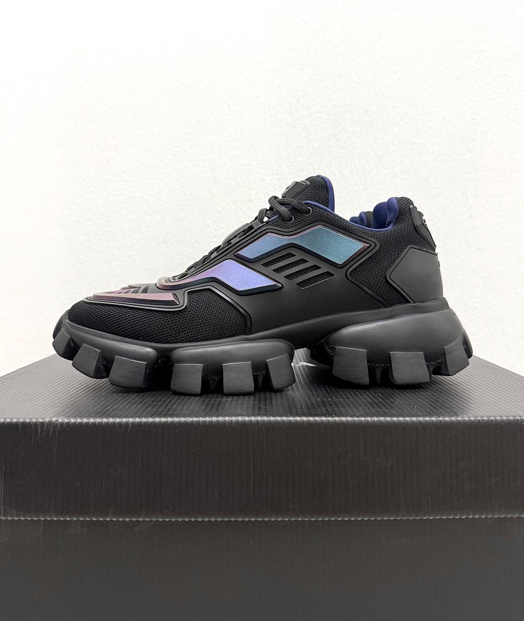 PRADA Черные кроссовки, фото 8