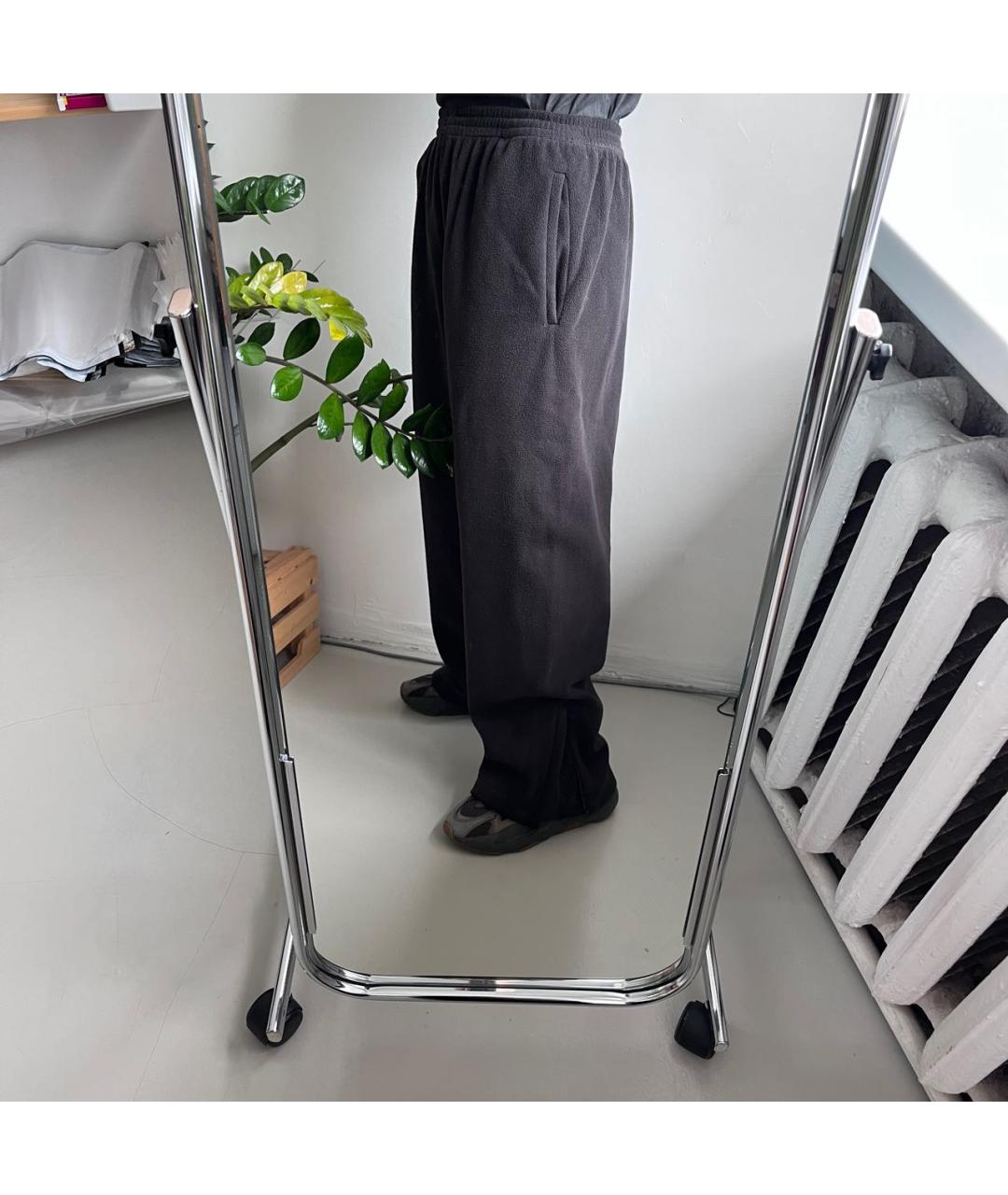 YEEZY Черные хлопковые повседневные брюки, фото 6