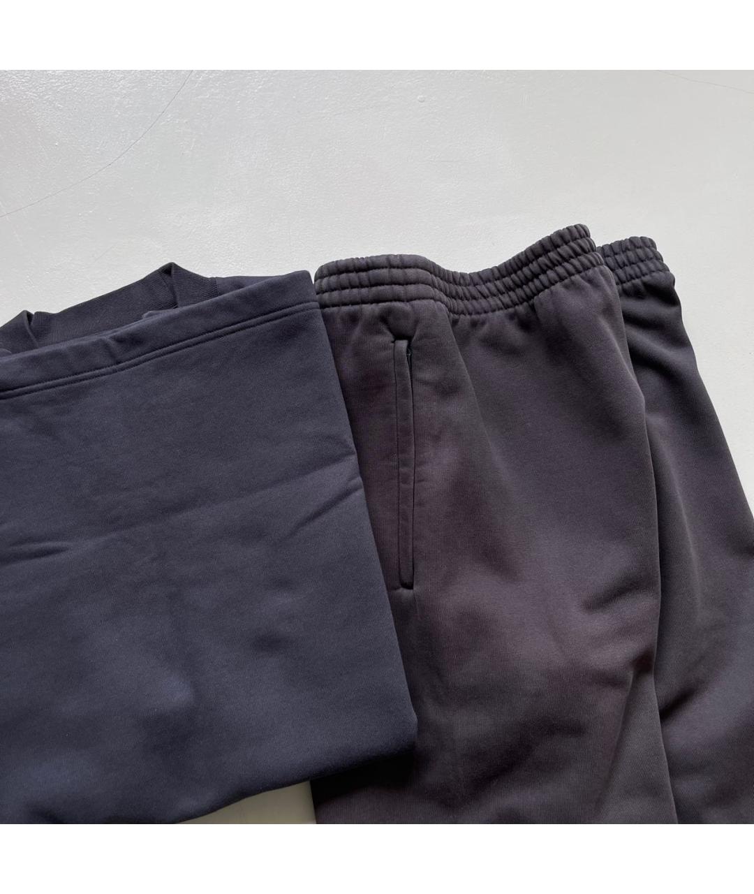 YEEZY Черные хлопковые повседневные брюки, фото 8