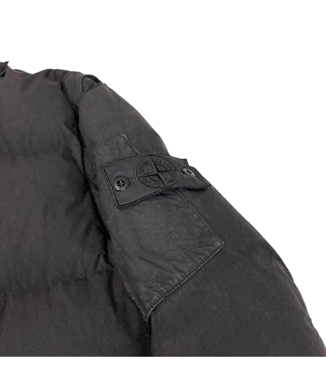 STONE ISLAND SHADOW PROJECT Черный хлопковый пуховик, фото 6