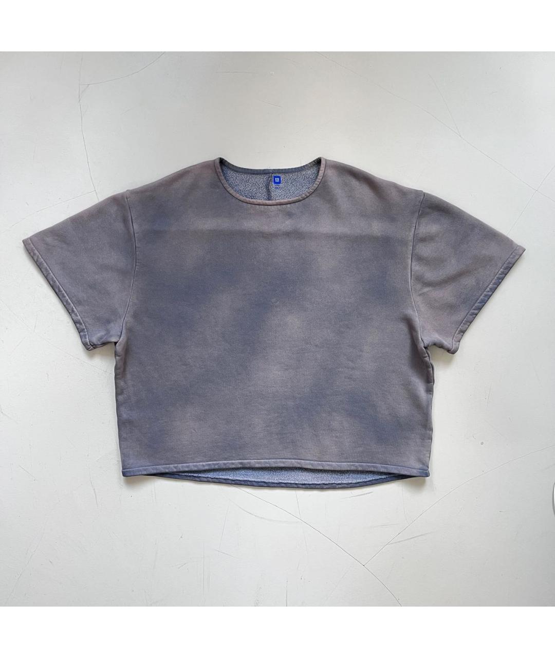 YEEZY Серая хлопковая футболка, фото 2