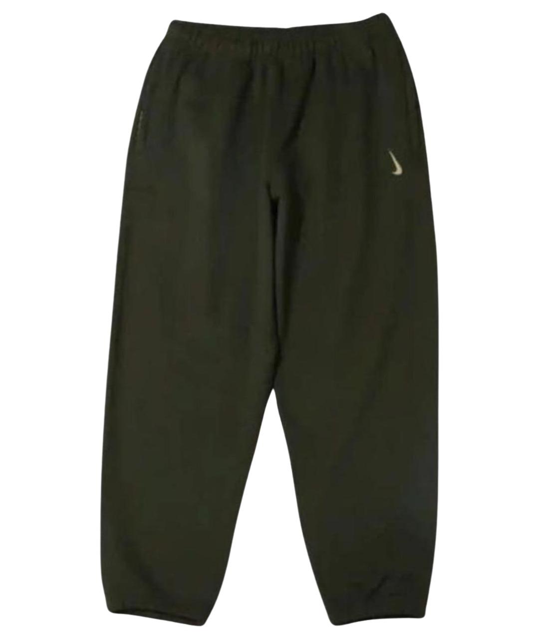 NIKE Хаки хлопковые повседневные брюки, фото 1