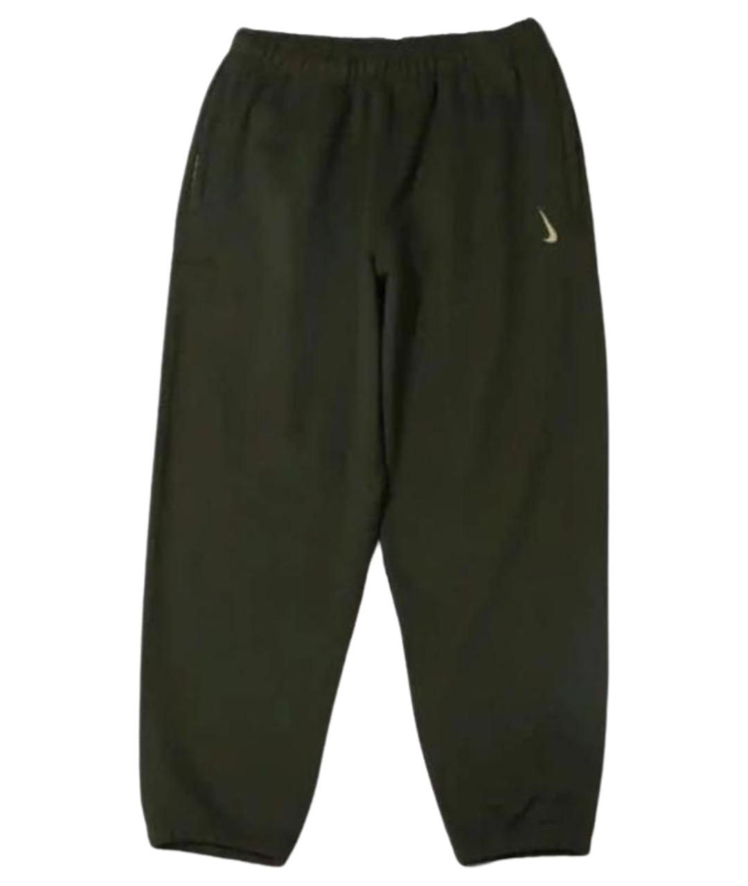 NIKE Хаки хлопковые повседневные брюки, фото 10