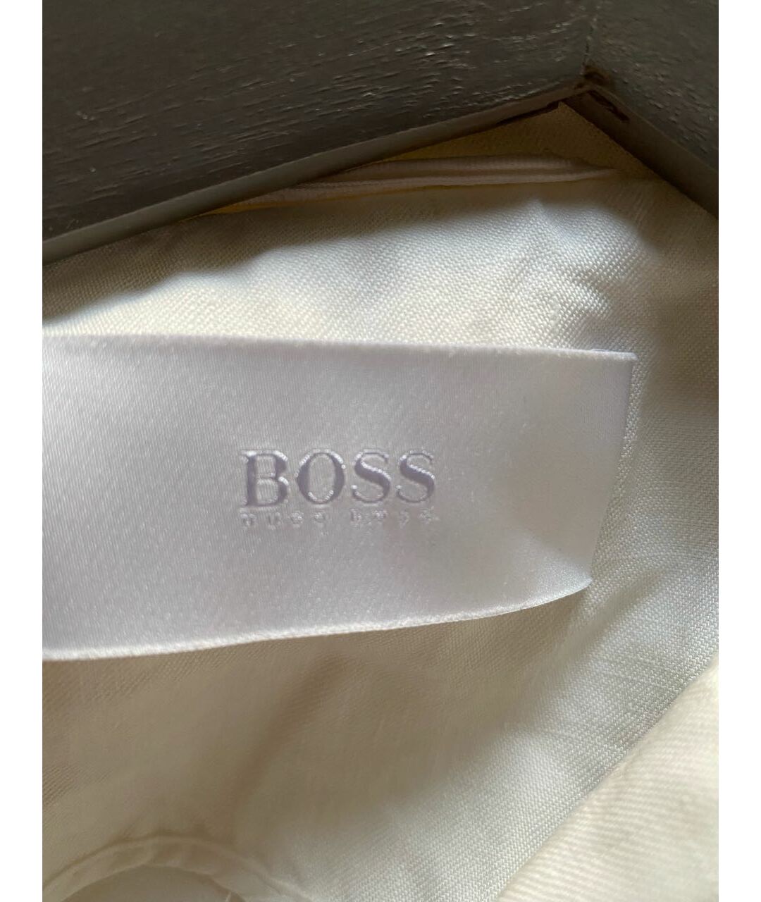 HUGO BOSS Белый льняной костюм с брюками, фото 6