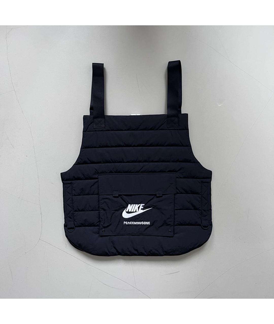 NIKE Черная синтетическая куртка, фото 6