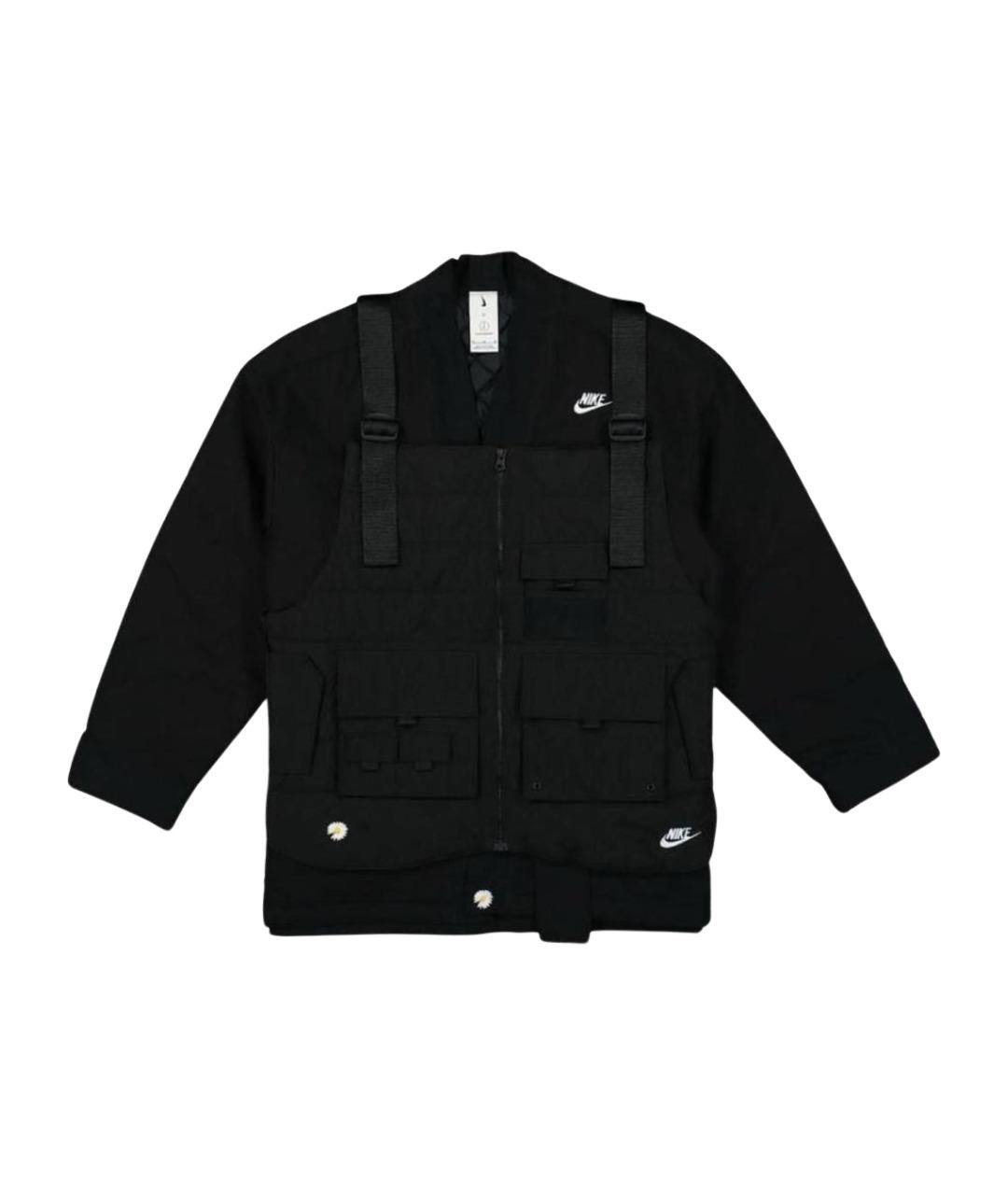 NIKE Черная синтетическая куртка, фото 1