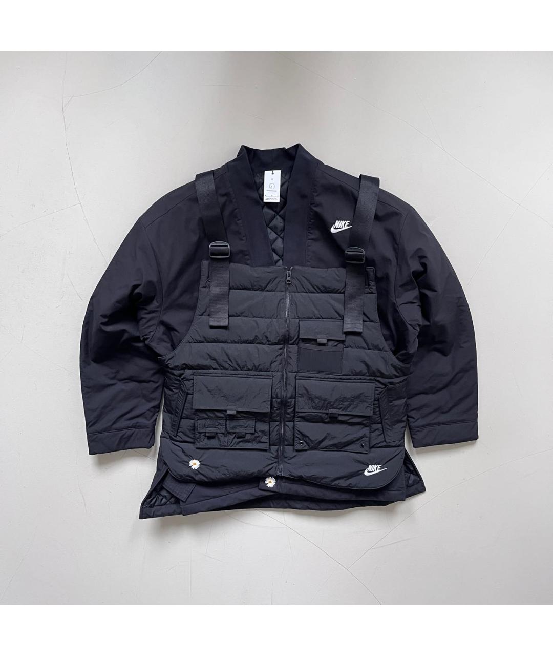 NIKE Черная синтетическая куртка, фото 7