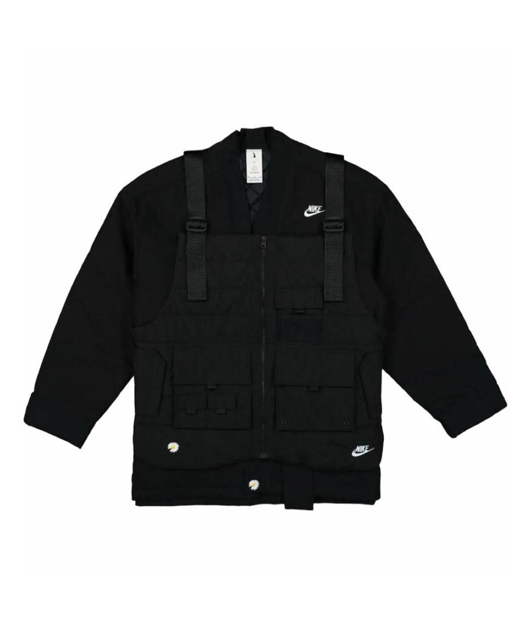 NIKE Черная синтетическая куртка, фото 9