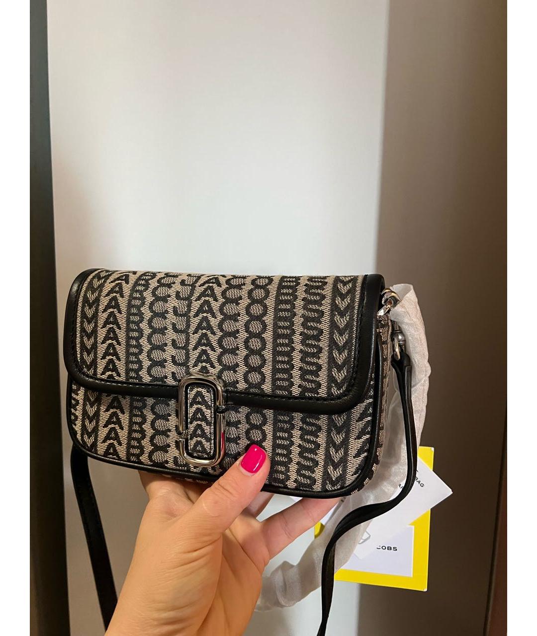 MARC JACOBS Серая тканевая сумка через плечо, фото 2