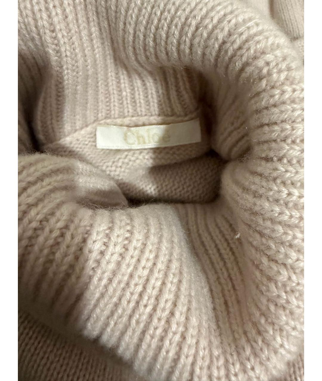 CHLOE Розовый кашемировый джемпер / свитер, фото 3
