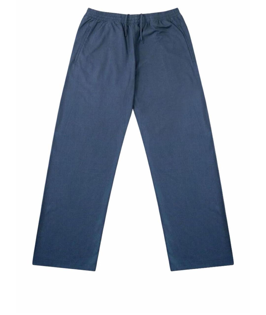 YEEZY Темно-синие хлопковые повседневные брюки, фото 1