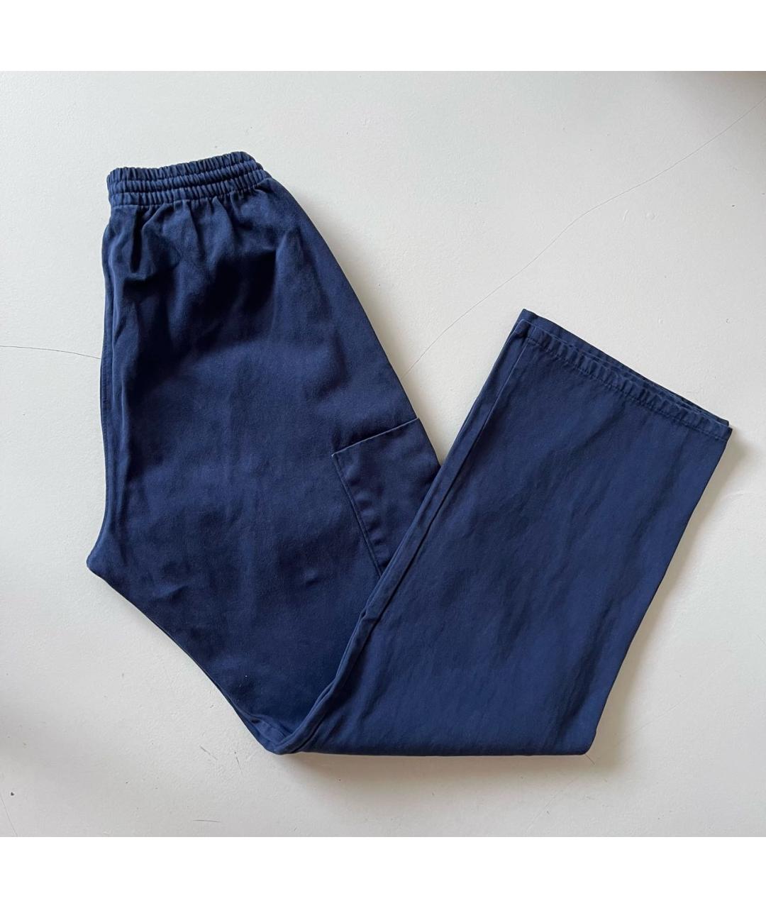 YEEZY Темно-синие хлопковые повседневные брюки, фото 2