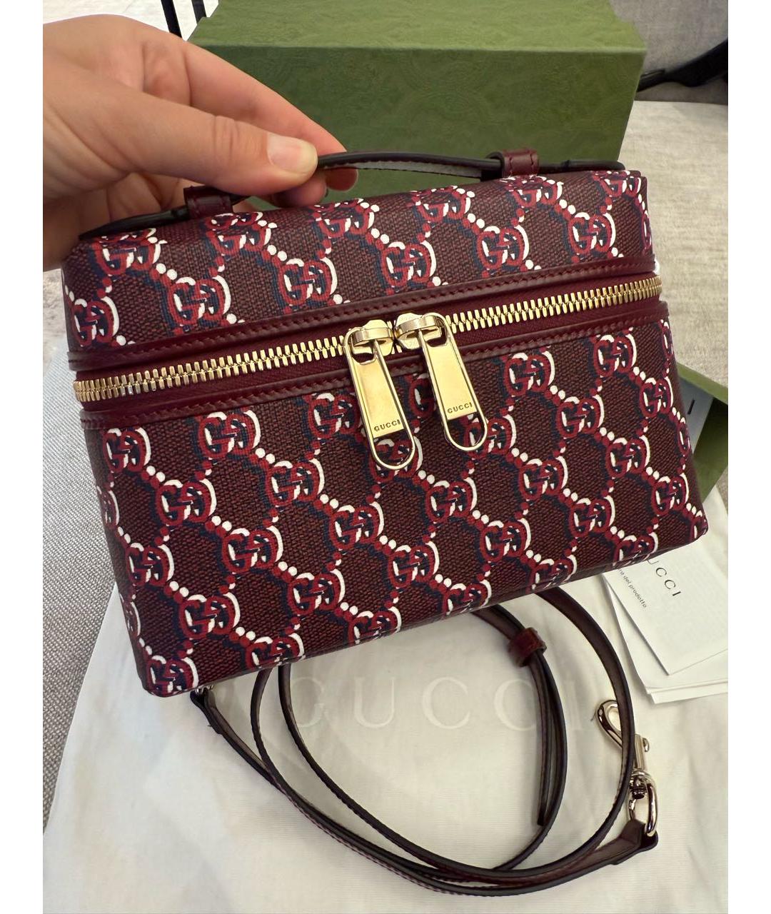 GUCCI Бордовая сумка через плечо, фото 2